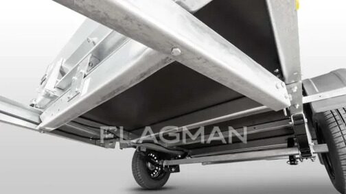 Прицеп Flagman | Флагман C/ПТТ — 0,5-0,7 с ПСМ к мини-трактору  (универсальный)